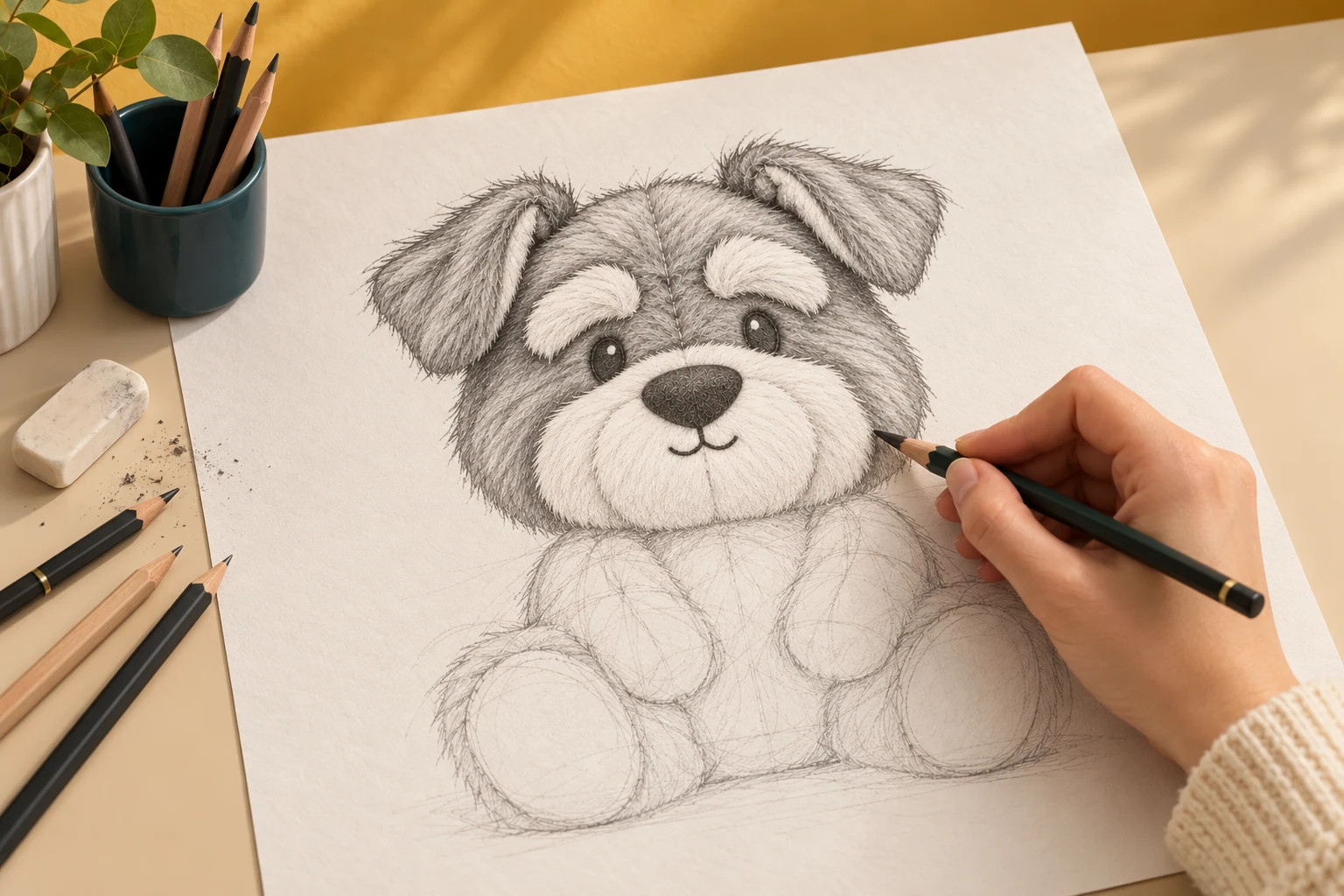 Toy design sketch — story preview
